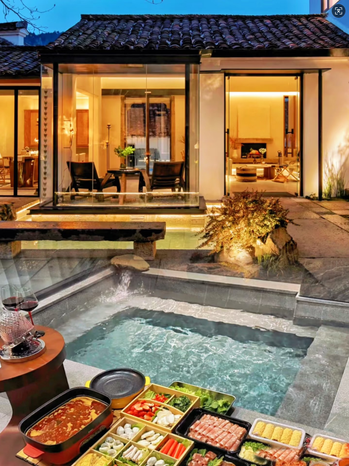 民宿室外温泉怎么做？温泉建造核心干货：三步打造民宿盈利亮点！